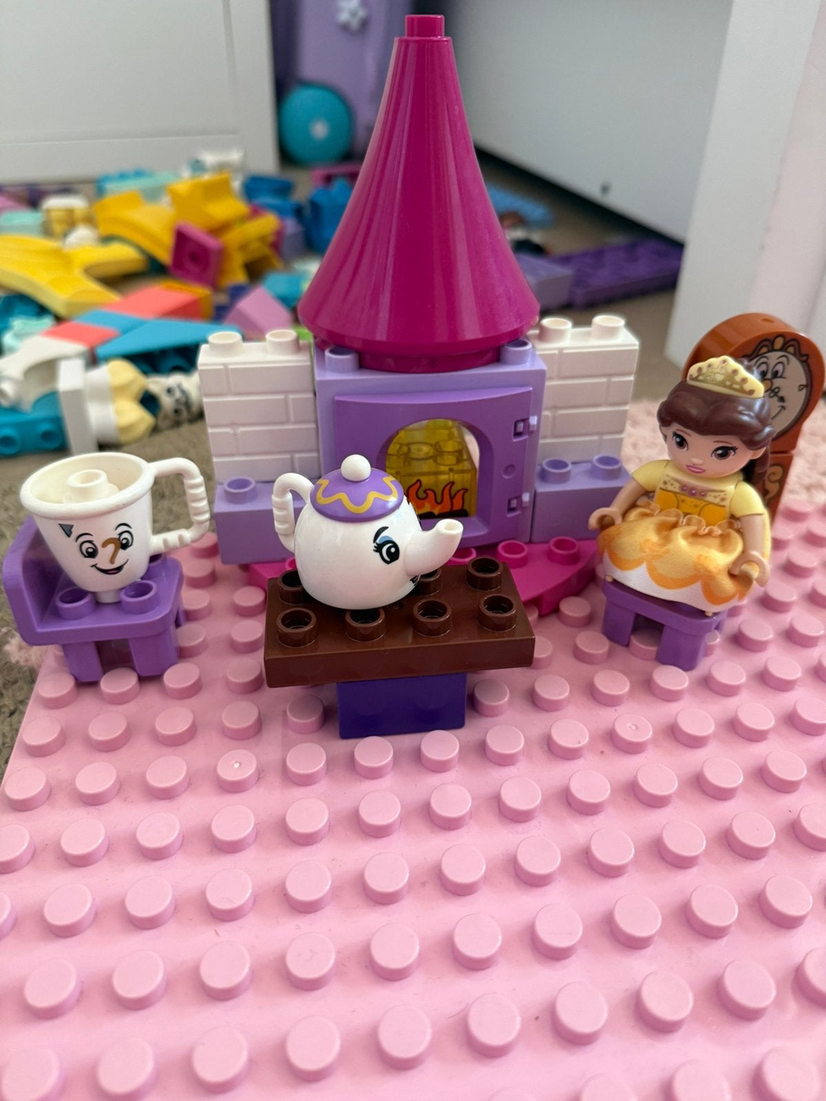 Grote partij Duplo (o.a. Minnie Mouse, Kermis, Café) + Rivie, Ophalen, Zo goed als nieuw, Overige merken
