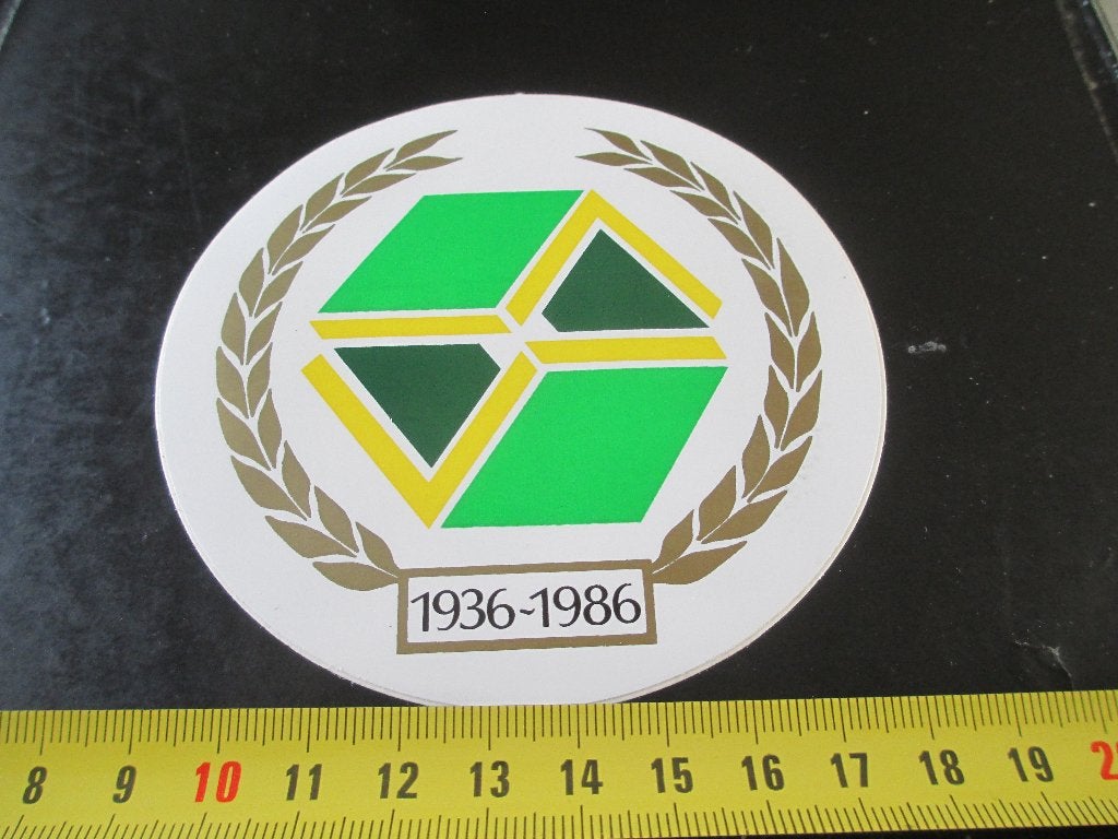 sticker Veghel Cehave  CHV  1936 - 1986, Verzamelen, Ophalen of Verzenden, Zo goed als nieuw
