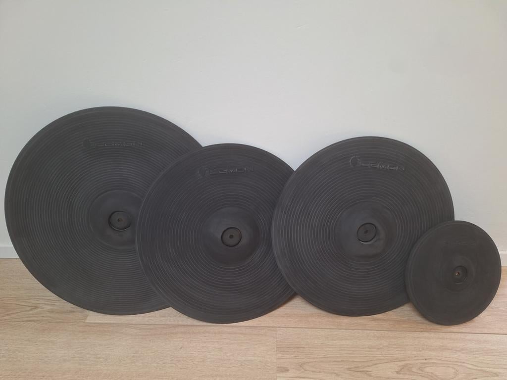Lemon Cymbal Set - Elektronische Bekkens voor E-Drum Kits, Ophalen of Verzenden, Zo goed als nieuw, Overige merken, Elektronisch