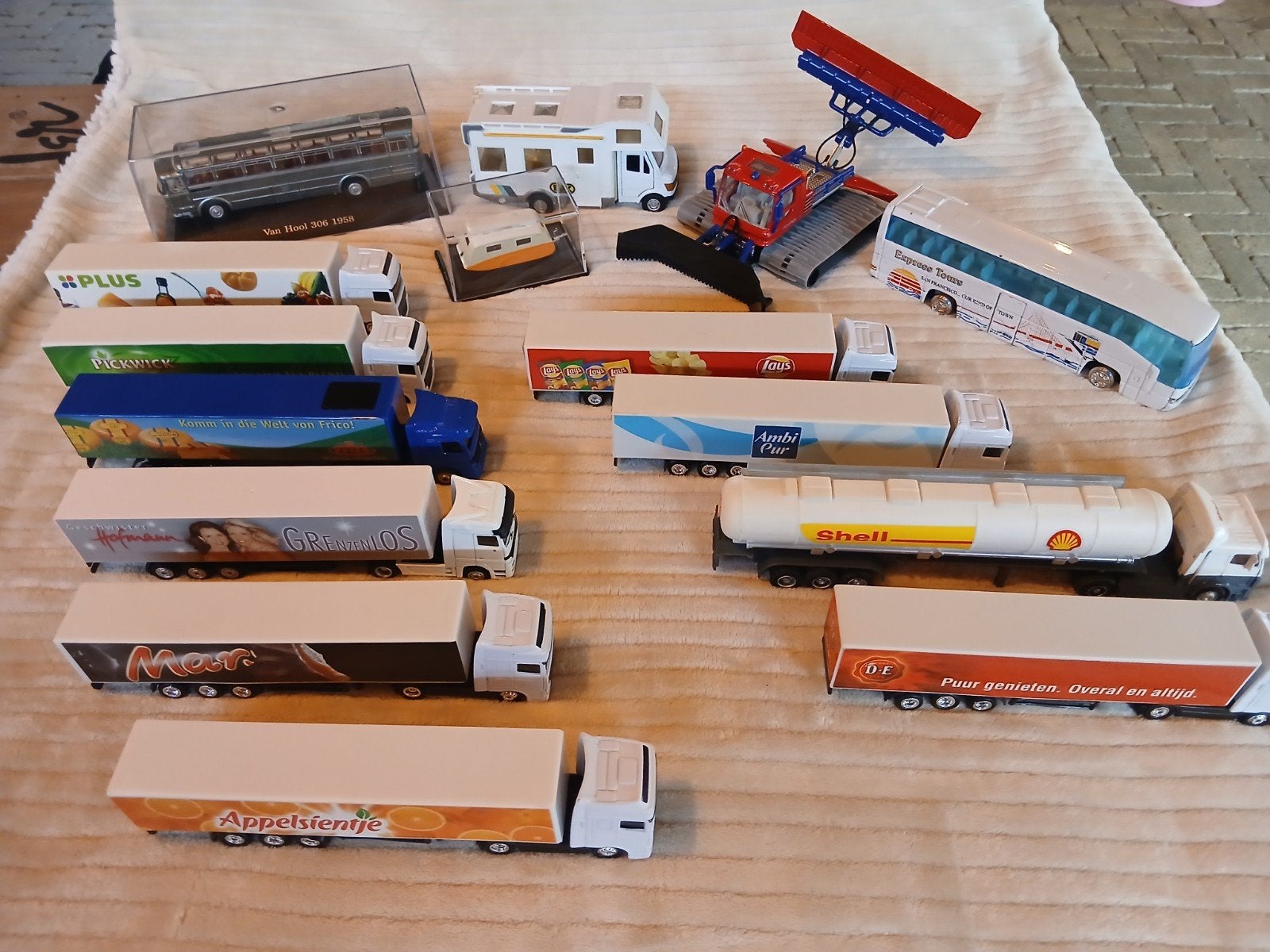 Verzameling Reclame Vrachtwagens & Modelbussen (1:87), Ophalen of Verzenden, Groter dan 1:32, Truck, Overige merken