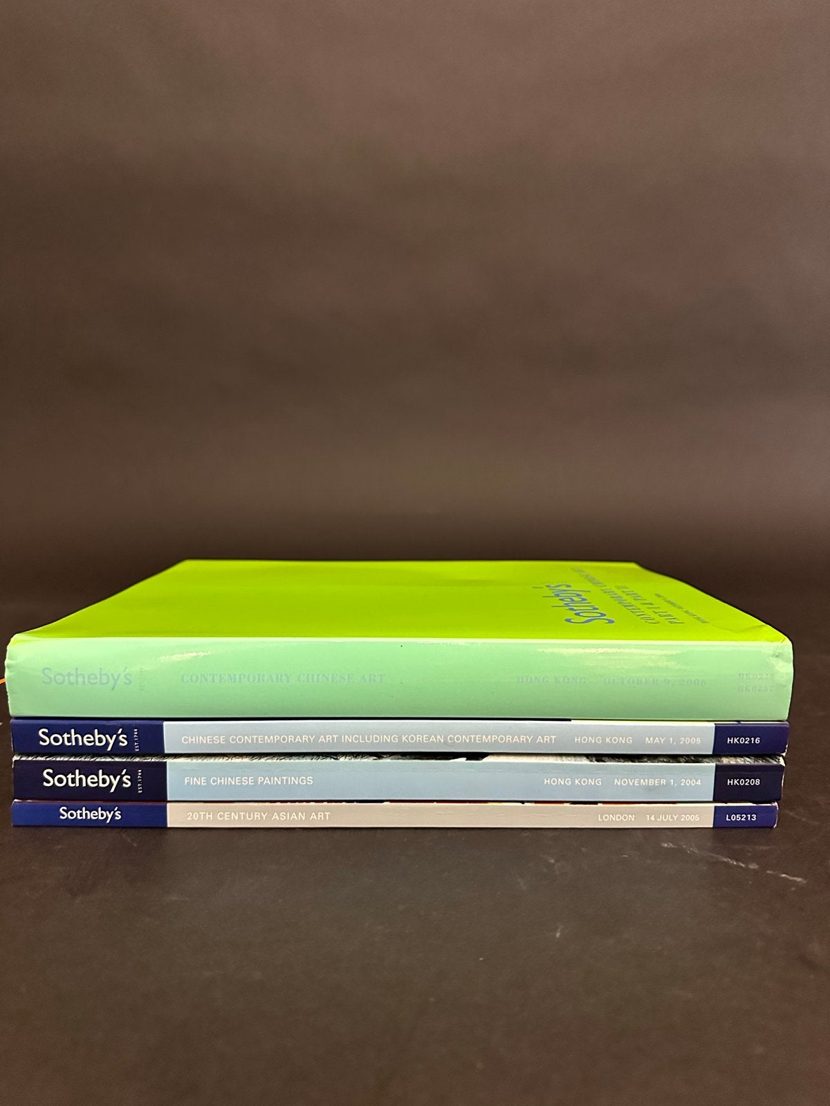 5x Sotheby's Veilingcatalogi: Hedendaagse Chinese Kunst, Boeken, Kunst en Cultuur | Beeldend, Gelezen, Overige onderwerpen, Ophalen of Verzenden