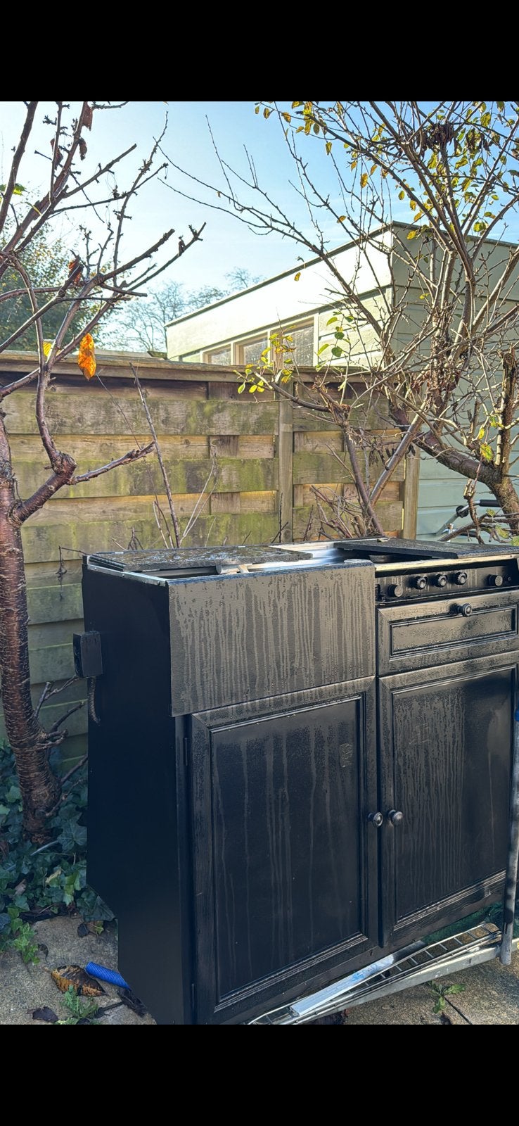 Compleet Camper keuken zwart, Ophalen, Zo goed als nieuw, Kunststof, Overige typen