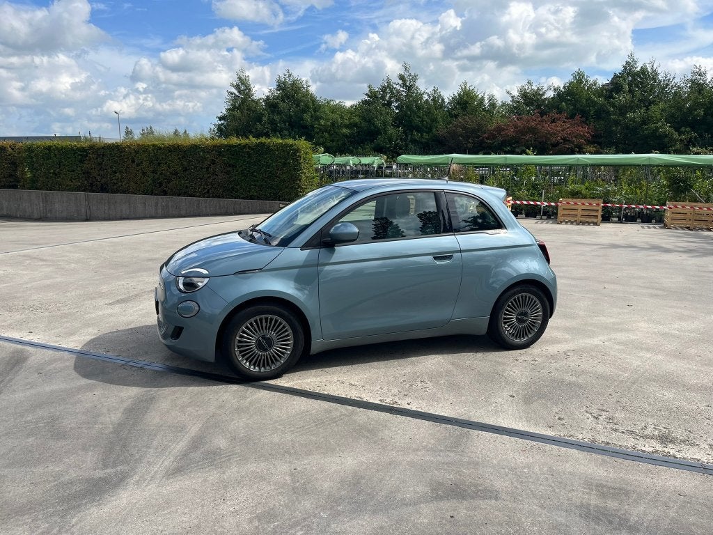Fiat 500E  3+1  87KW  118 PK, Auto's, Stof, 118 pk, Blauw, Elektrisch