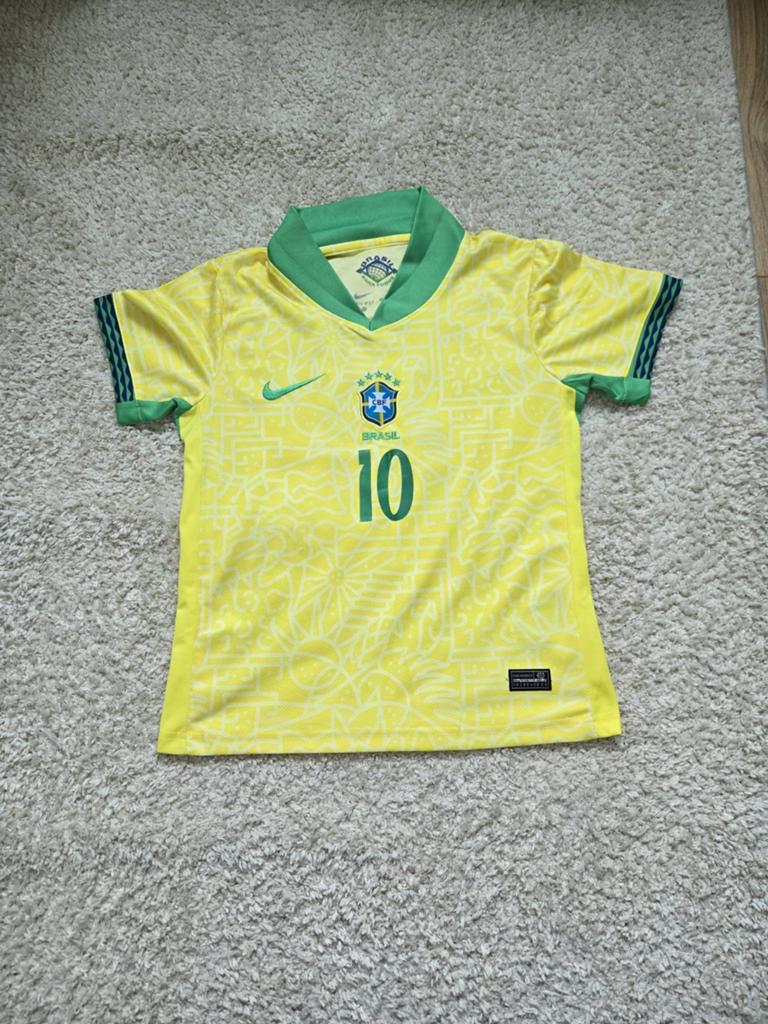 Neymar Jr Brazilië Thuisshirt Maat 146, Sport- of Zwemkleding, Ophalen of Verzenden, Zo goed als nieuw, Nike