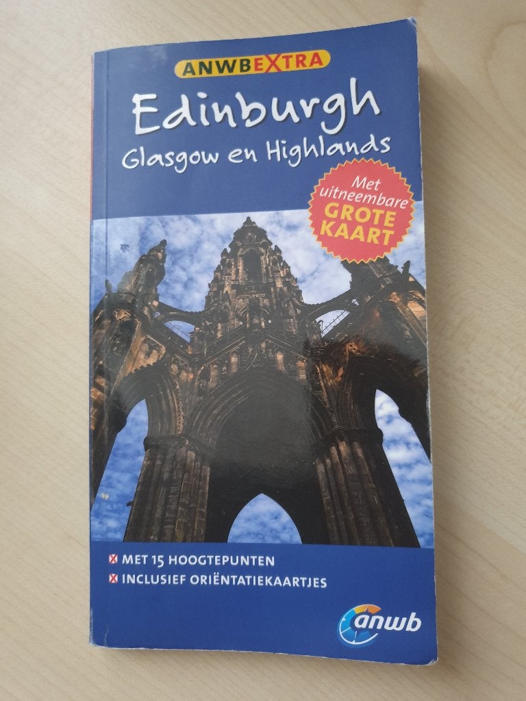 ANWB Reisgids Edinburgh, Glasgow en Highlands, Boeken, Reisgidsen, Gelezen, Reisgids of -boek, Europa, ANWB, Ophalen of Verzenden