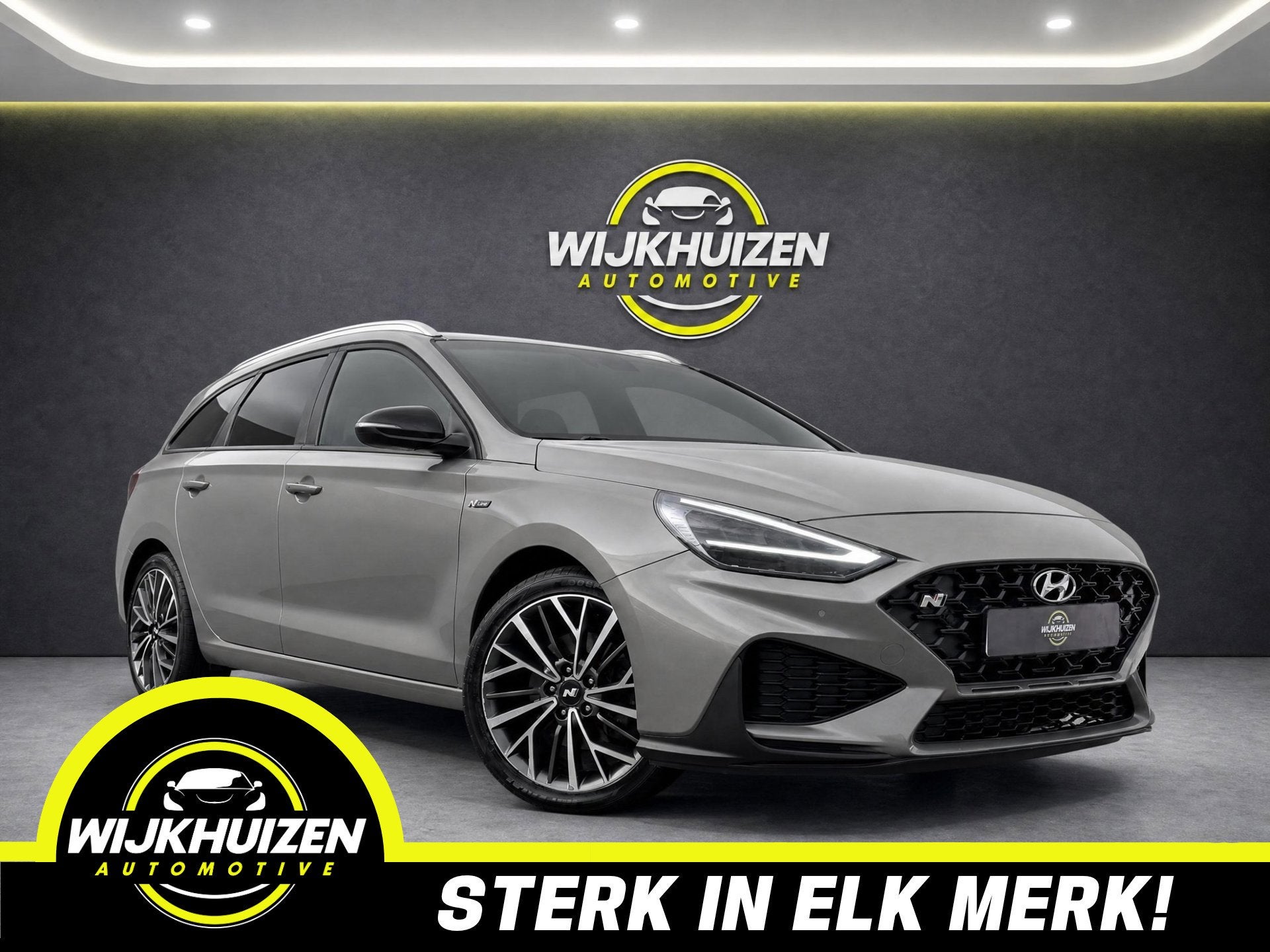 Hyundai I30 1.0 T-GDi N-Line Automaat met Led ! 18 Inch ! Ca, Auto's, Hyundai, Dealer onderhouden, Stof, Gebruikt, Zwart
