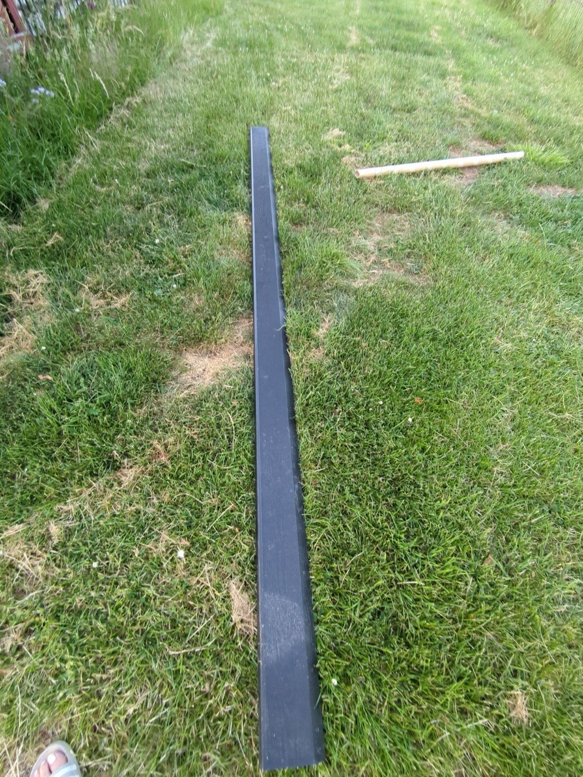 Keralit Dakrand paneel grafietzwart 250mm x 3,45m nieuw, Ophalen, Kunststof, Zwart, Overige typen