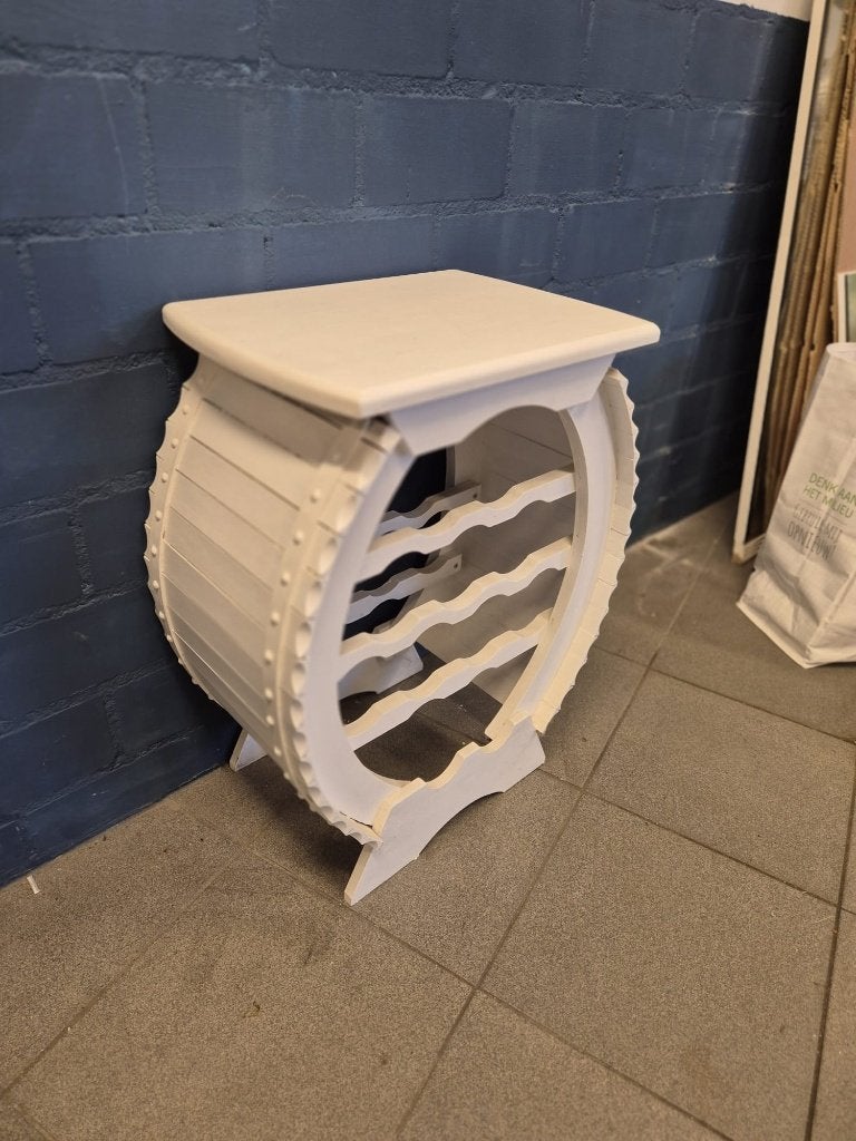BIJZET TAFELTJE, Huis en Inrichting, Tafels | Bijzettafels, Minder dan 55 cm, Zo goed als nieuw, VINTAGE, Rechthoekig