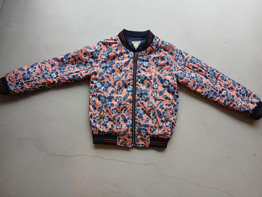Leuke zomerjas reversible, Kinderen en Baby's, Kinderkleding | Maat 134, Ophalen of Verzenden, Gebruikt, Meisje, Jas