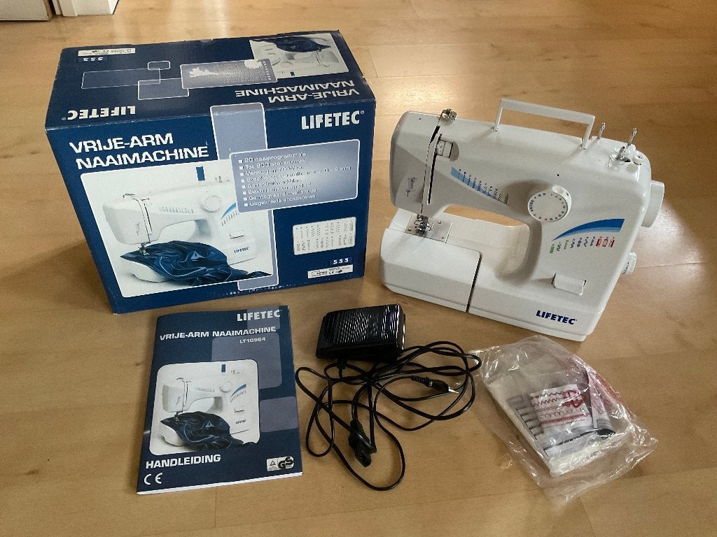 Naaimachine lifetec 2x gebruikt, Ophalen of Verzenden, Zo goed als nieuw, Naaimachine, Overige merken