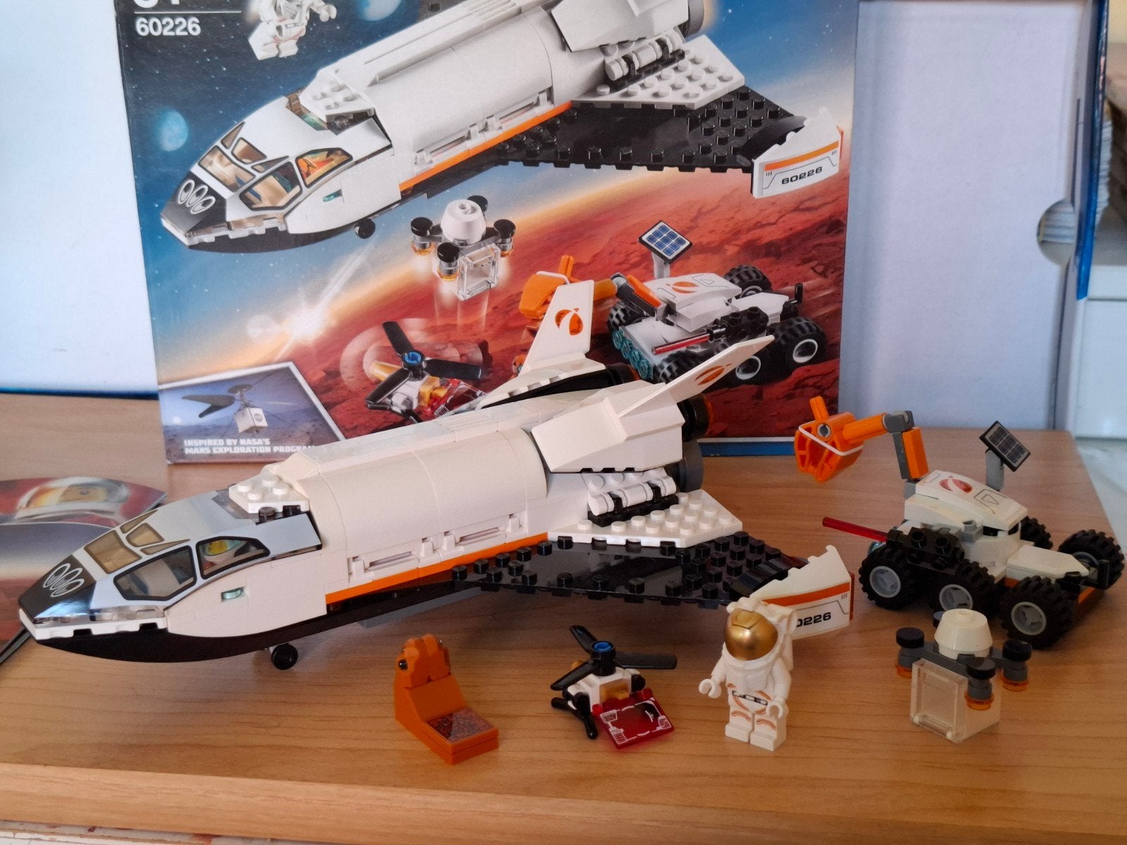 Lego City 60226 Mars Onderzoeks Shuttle, Inclusief instructies, Lego, Ophalen of Verzenden, Complete set