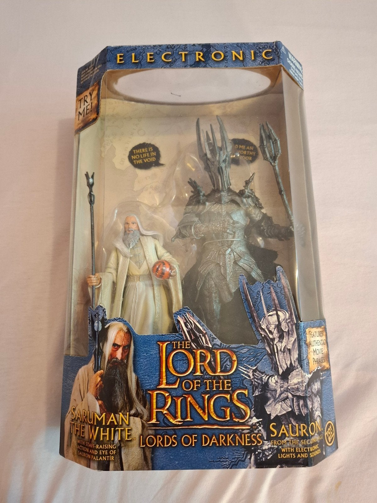 Zeldzame ToyBiz LOTR Sauron & Saruman set - Mint, Ophalen of Verzenden, Nieuw