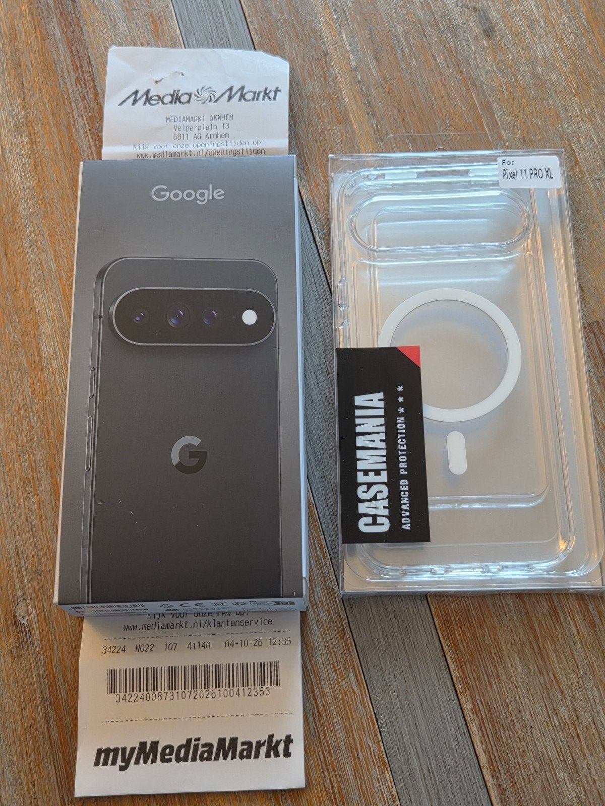 Google Pixel 11 PRO XL Sealed, (Factuur 04-10-2026) 256GB