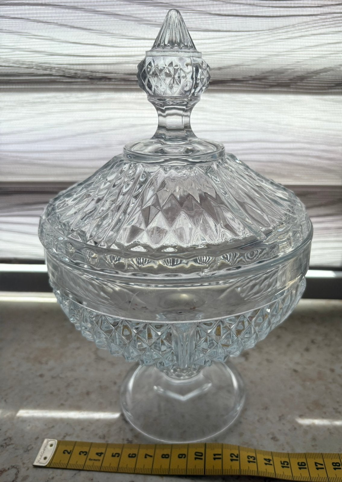 Bonbonbière glas - 5, Ophalen of Verzenden, Zo goed als nieuw