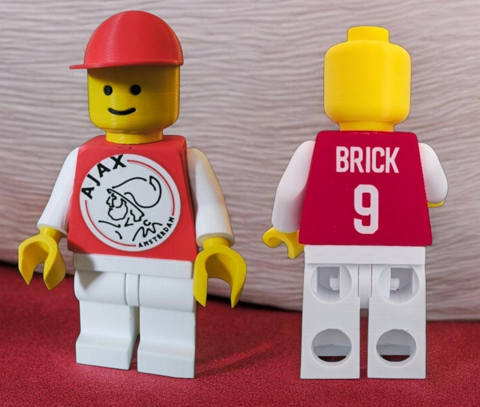 Mega maxi figure van een brick Ajax naam en rugnummer, Ophalen of Verzenden, Nieuw, Ajax