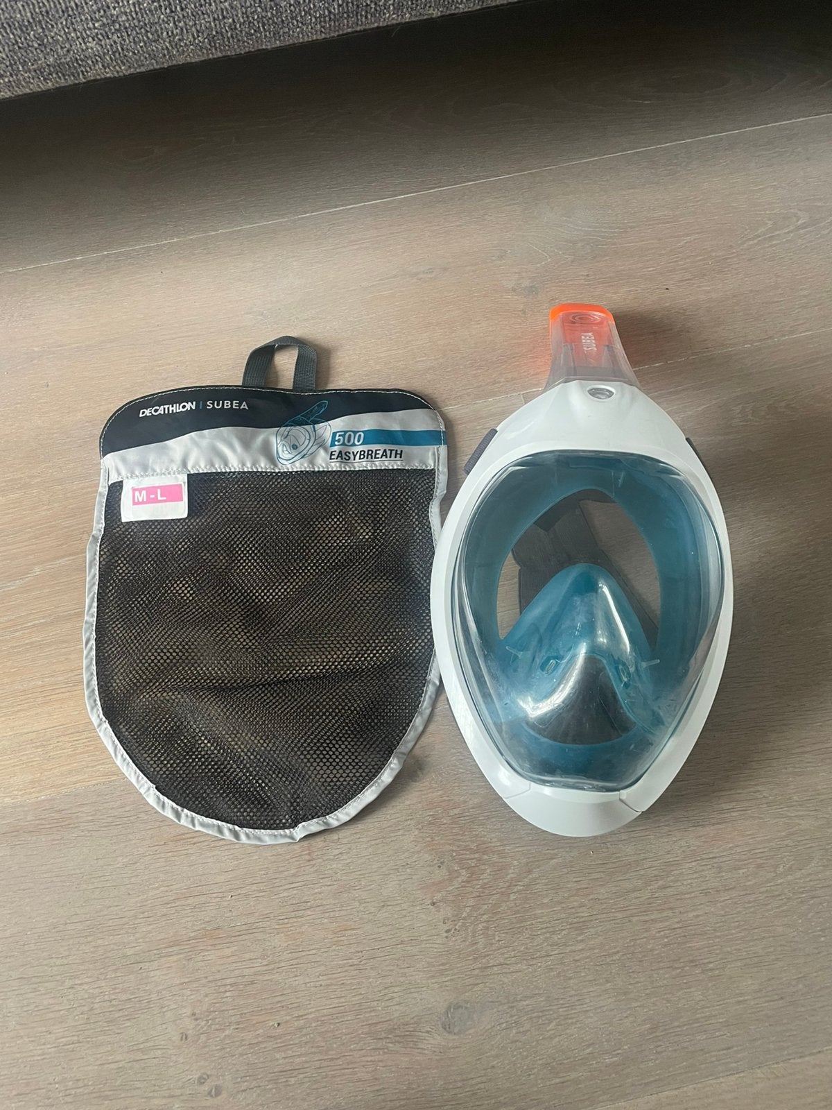 Snorkelmasker Duikbril Subea Easybreath 500, Ophalen of Verzenden, Gebruikt, Snorkelmasker