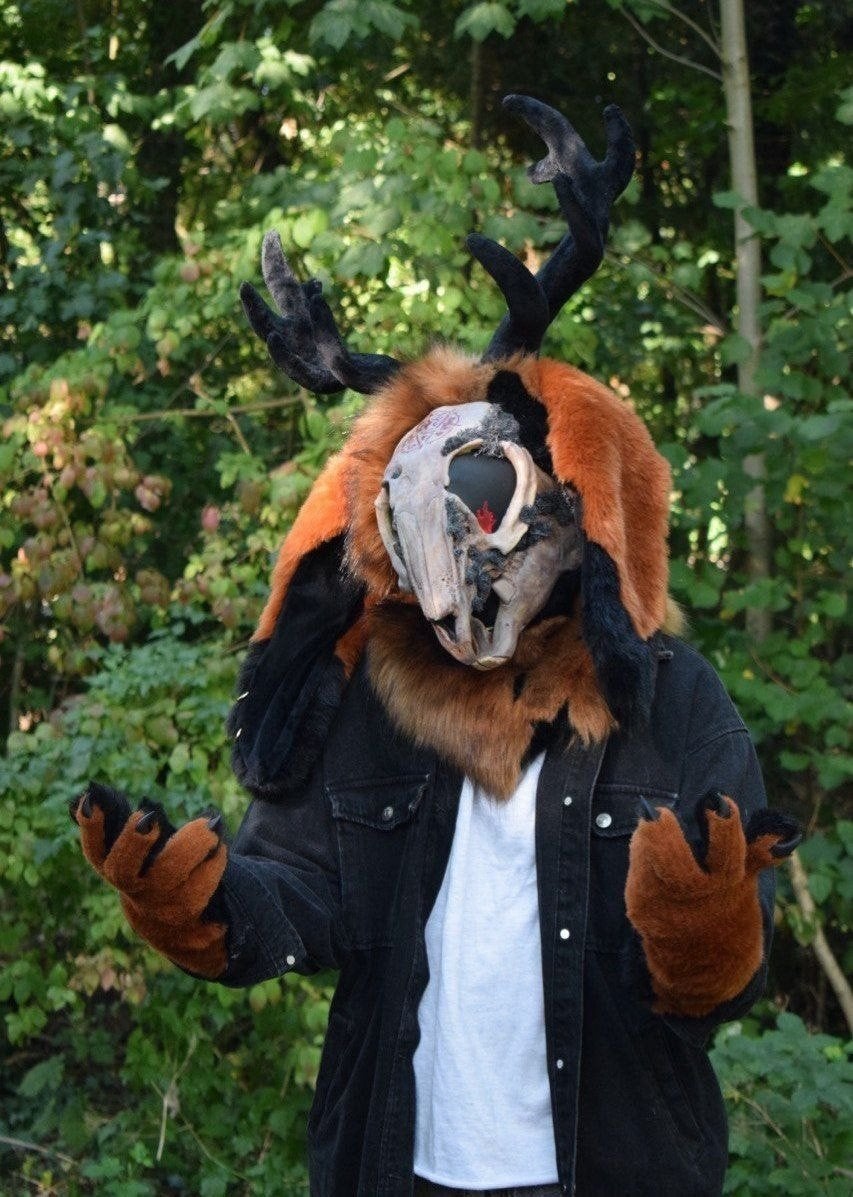 Jackalope Fursuit Partial, Ophalen of Verzenden