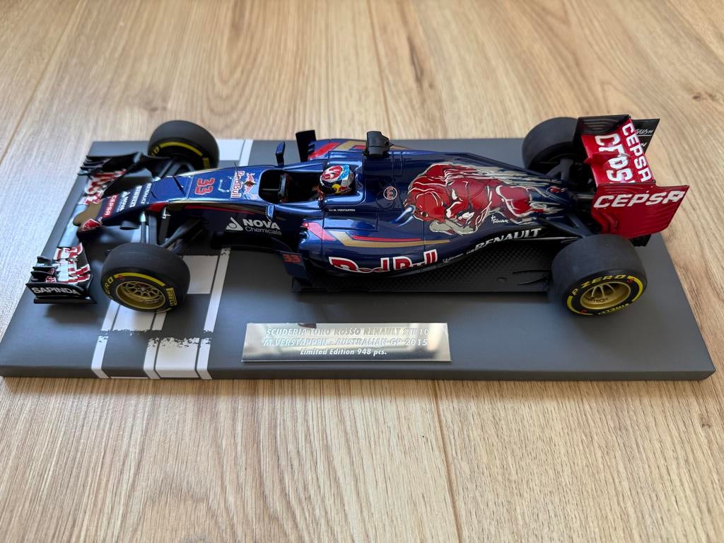 Minichamps Verstappen Australische GP 2015 Toro Rosso STR10, Verzamelen, Ophalen, Nieuw, Formule 1