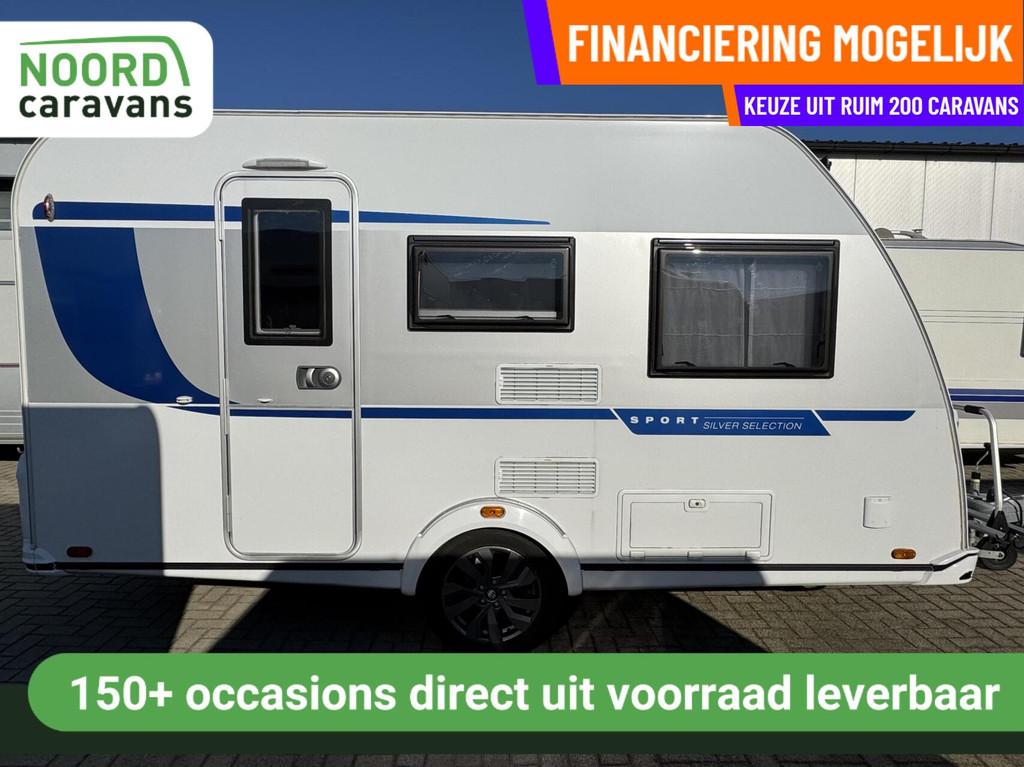 Knaus SPORT SILVER 400 LK STAPELBED,FIETSENDR, VOORTENT, Bedrijf, 5 tot 6 meter, Knaus, Tot en met 4