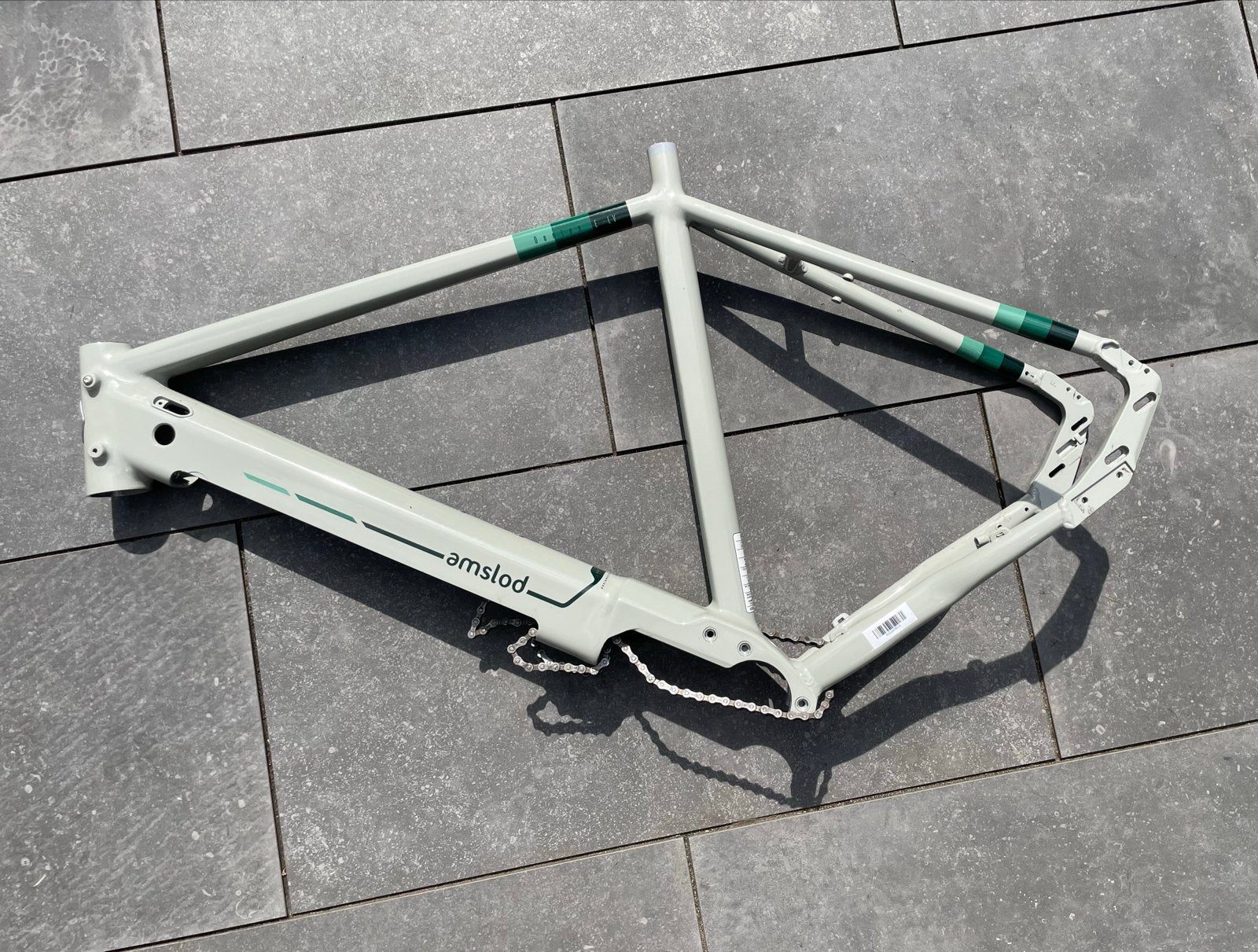 Amslod Denton frame - nette gebruikte staat, Elektrische fiets, Frame, Gebruikt, Ophalen of Verzenden