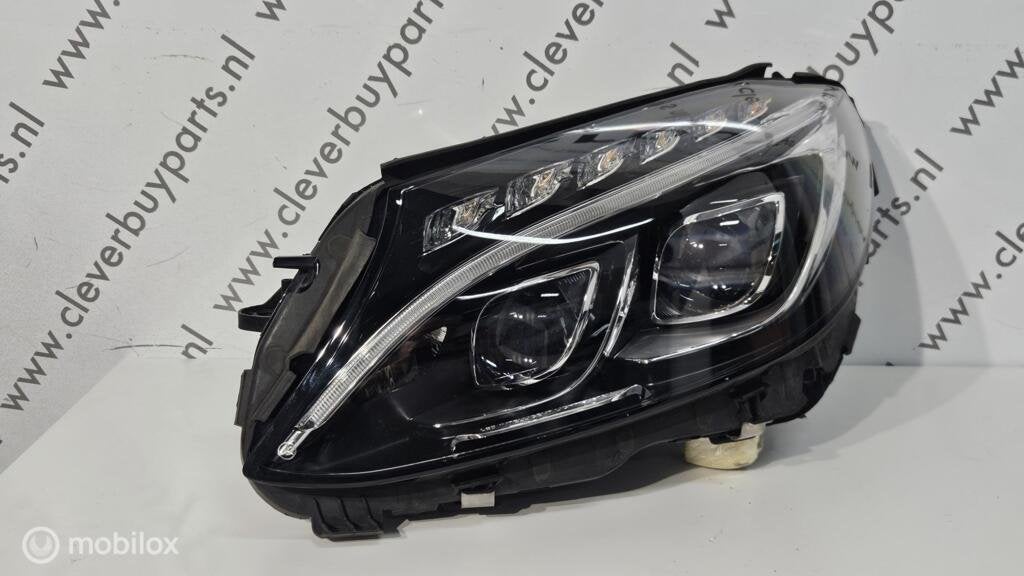 Koplamp origineel led C-klasse W205 ('14->) A2059063104, Gebruikt, Mercedes-Benz, Ophalen of Verzenden, Mercedes-Benz