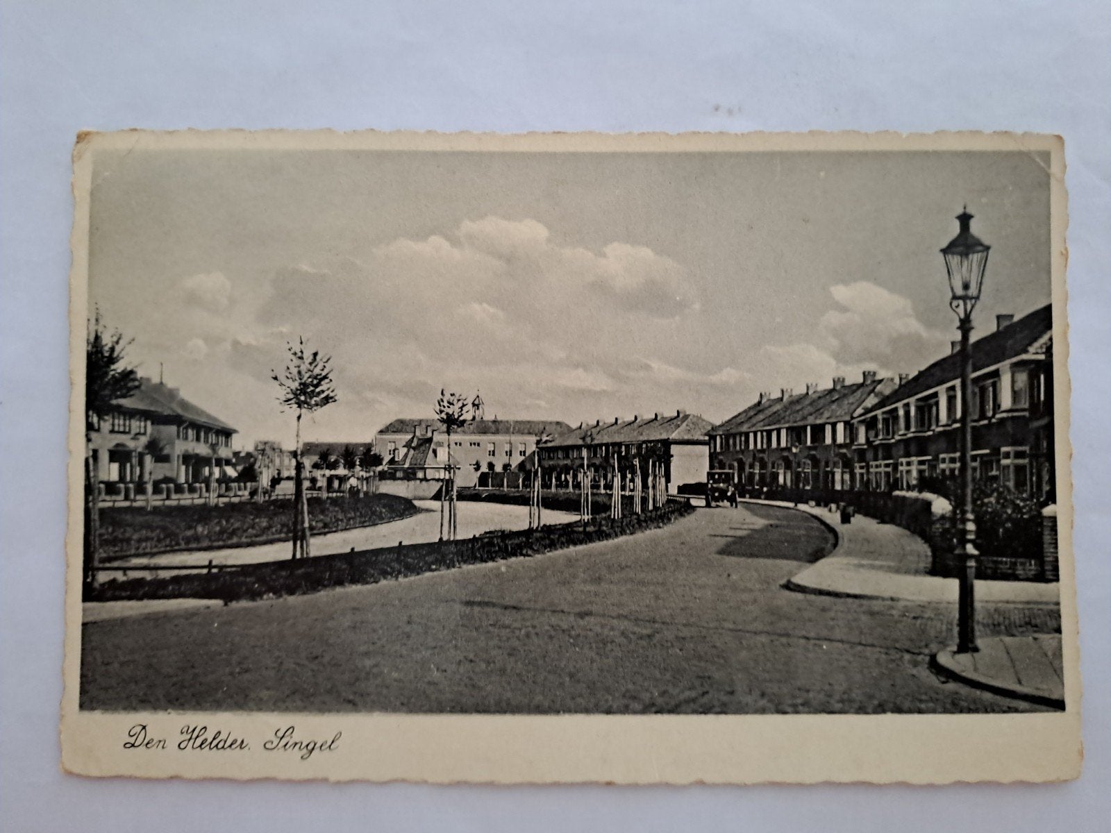 Den Helder, singel, Antiek en Kunst, Kunst | Etsen en Gravures, Ophalen of Verzenden