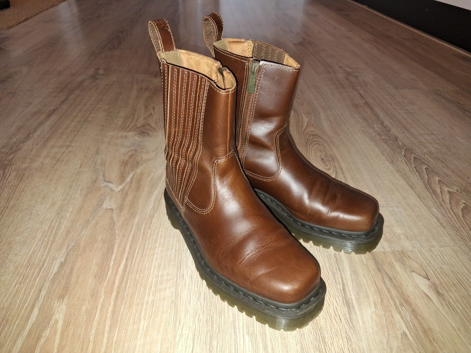 Dr. Martens Amaayah cognac, Kleding | Dames, Ophalen, Bruin, Lage of Enkellaarzen, Dr. Martens