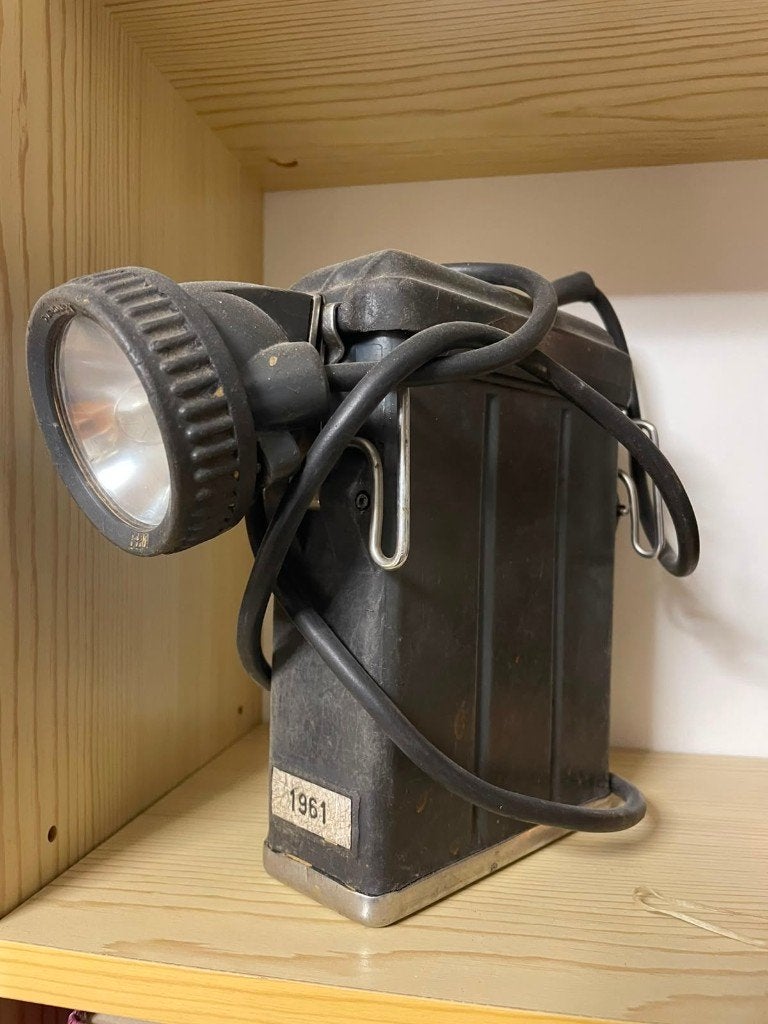 Antieke CEAG Mijnwerkerslamp / Petlamp MLC 5.1 (1961), Ophalen of Verzenden