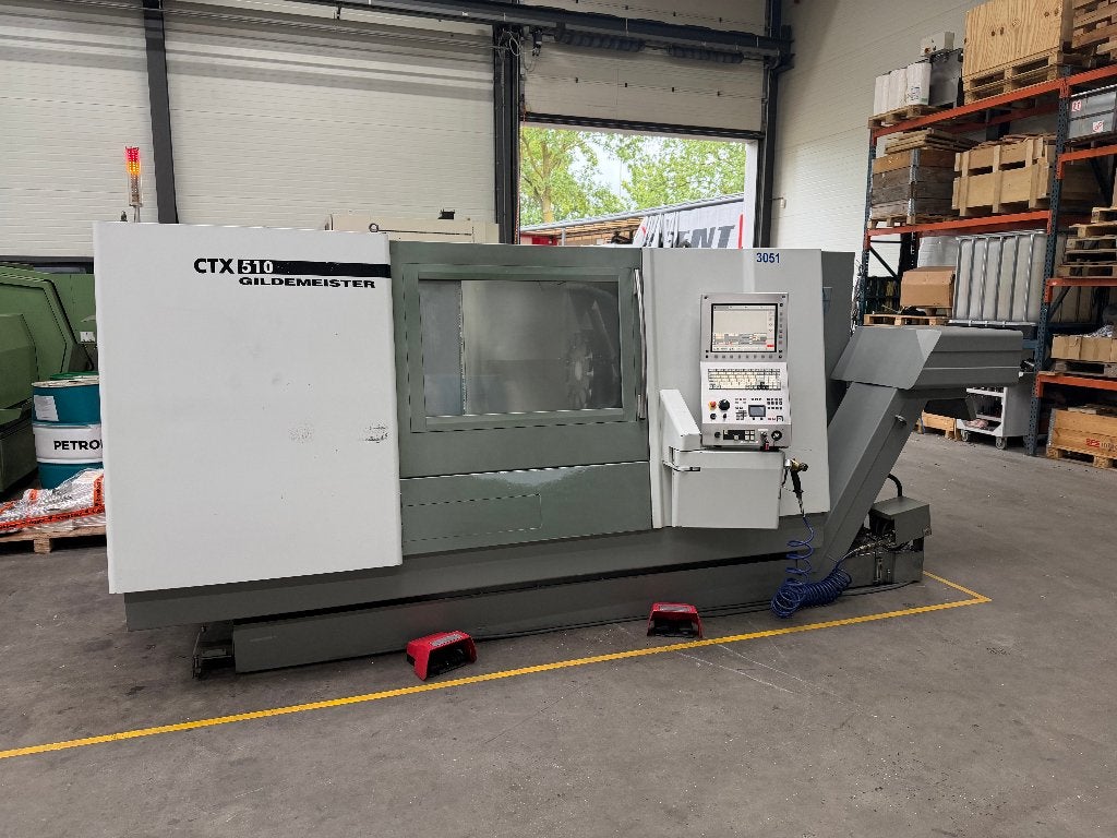 CNC-Draaibank Gildemeister CTX-510 V3, Gebruikt, 1000 mm of meer, Ophalen of Verzenden, Metaaldraaibank