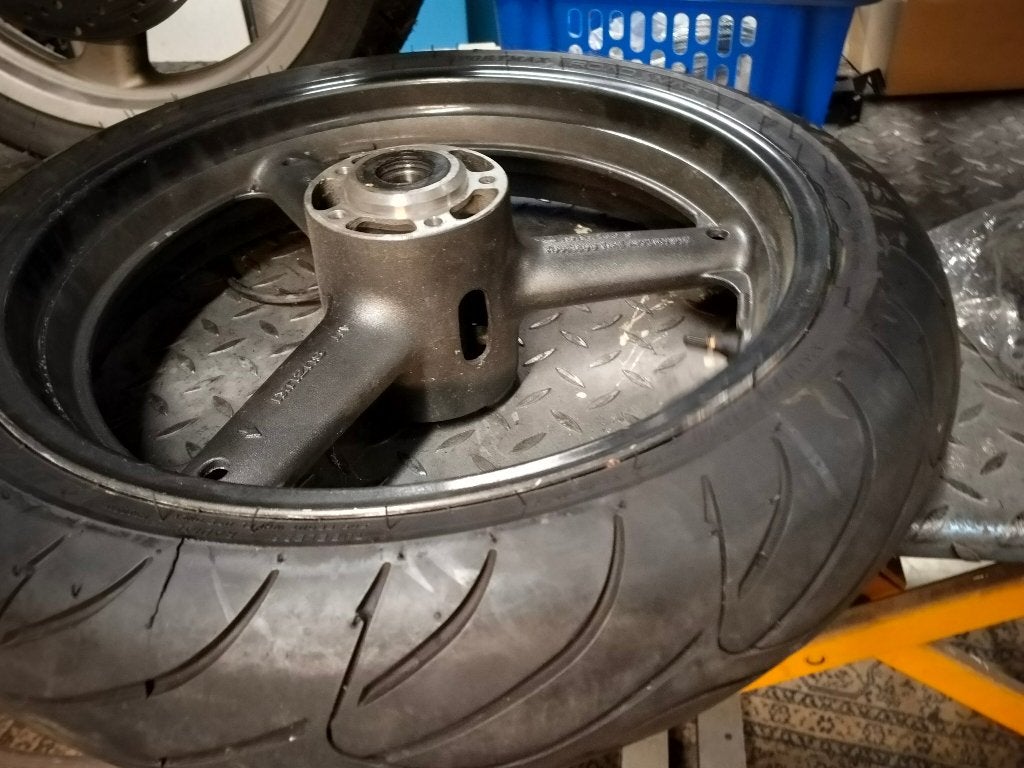 Voorwiel gsxr600, Ophalen, Gebruikt