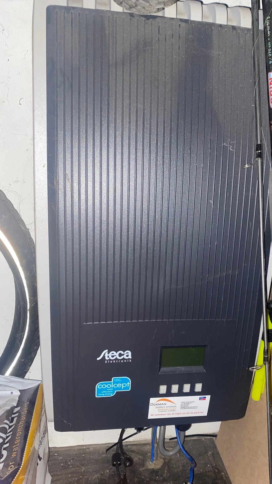 Zonnepanelen set met omvormer en montagemateriaal, Doe-het-zelf en Verbouw, Zonnepanelen en Toebehoren, Ophalen, Gebruikt, Compleet systeem