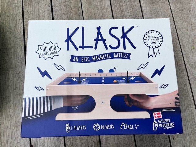 KLASK: Episch Magnetisch Gevecht - Zo goed als nieuw, Een of twee spelers, Ophalen, Zo goed als nieuw, KLASK