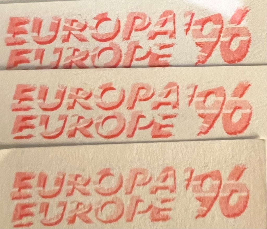 PANINI Euro'96 Gezocht Redbacks, Verzenden, Zo goed als nieuw, Buitenlandse clubs, Poster, Plaatje of Sticker