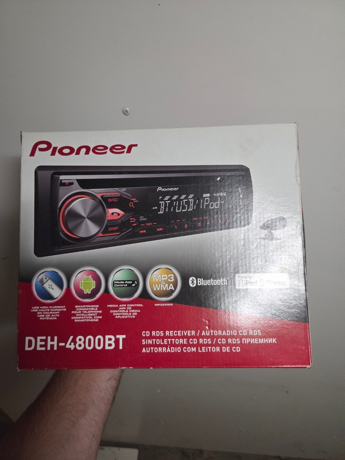 Pioneer DEH-4800BT Autoradio - Gebruikt, Ophalen of Verzenden, Gebruikt