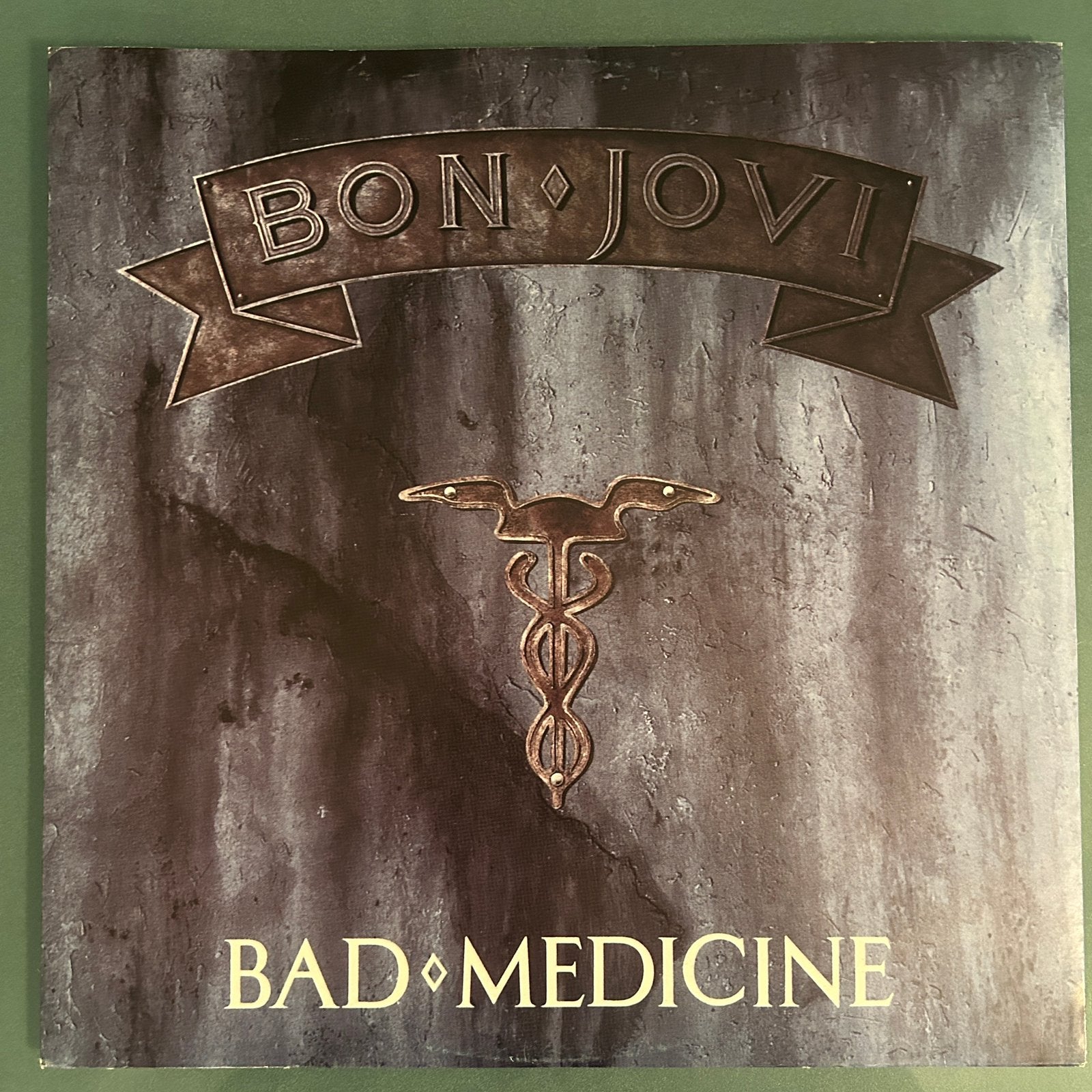 Bon Jovi - Bad Medicine, 12” Maxi Single, Cd's en Dvd's, Vinyl | Rock, Ophalen of Verzenden, Zo goed als nieuw, 12 inch, Poprock