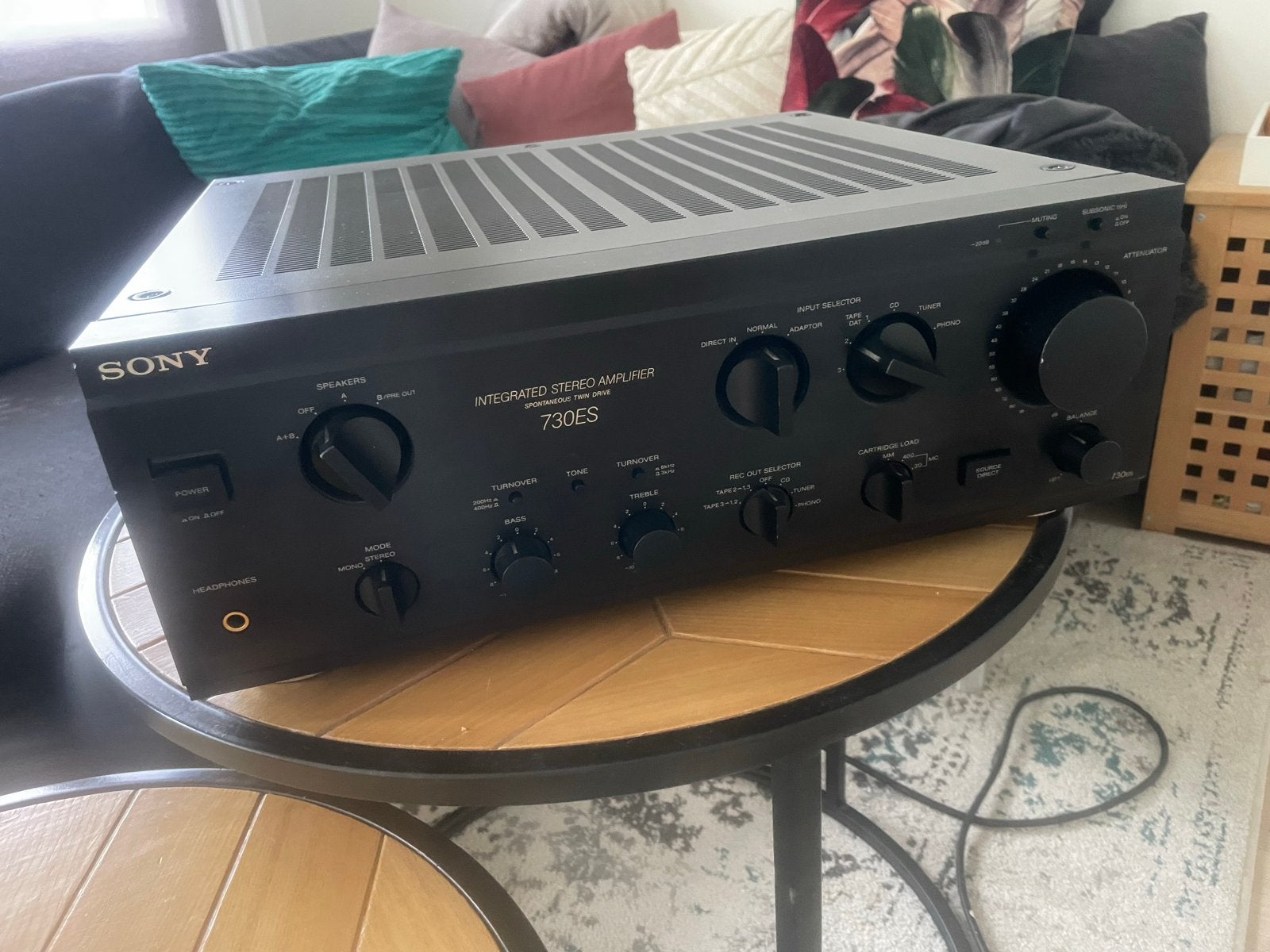 Sony TA-F730ES Geïntegreerde Stereo Versterker, Ophalen, Gebruikt, Sony, 120 watt of meer