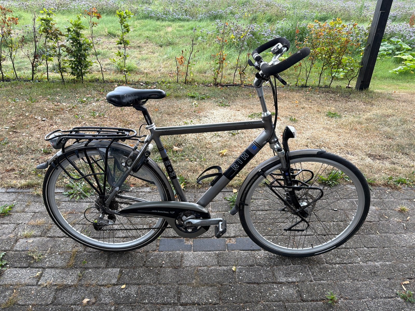 RIH fiets met versnellingen en bagagedrager, Fietsen en Brommers, Gebruikt, Velgrem, Versnellingen, 53 tot 57 cm