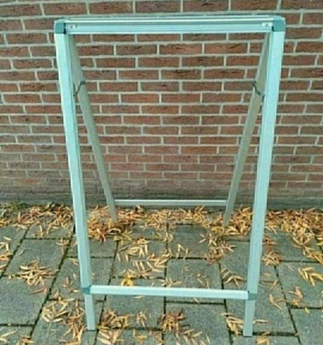 Reclamebord,reclamestandaard,aluminium,frame,poster,stoep, Ophalen, Gebruikt, Reclamebord