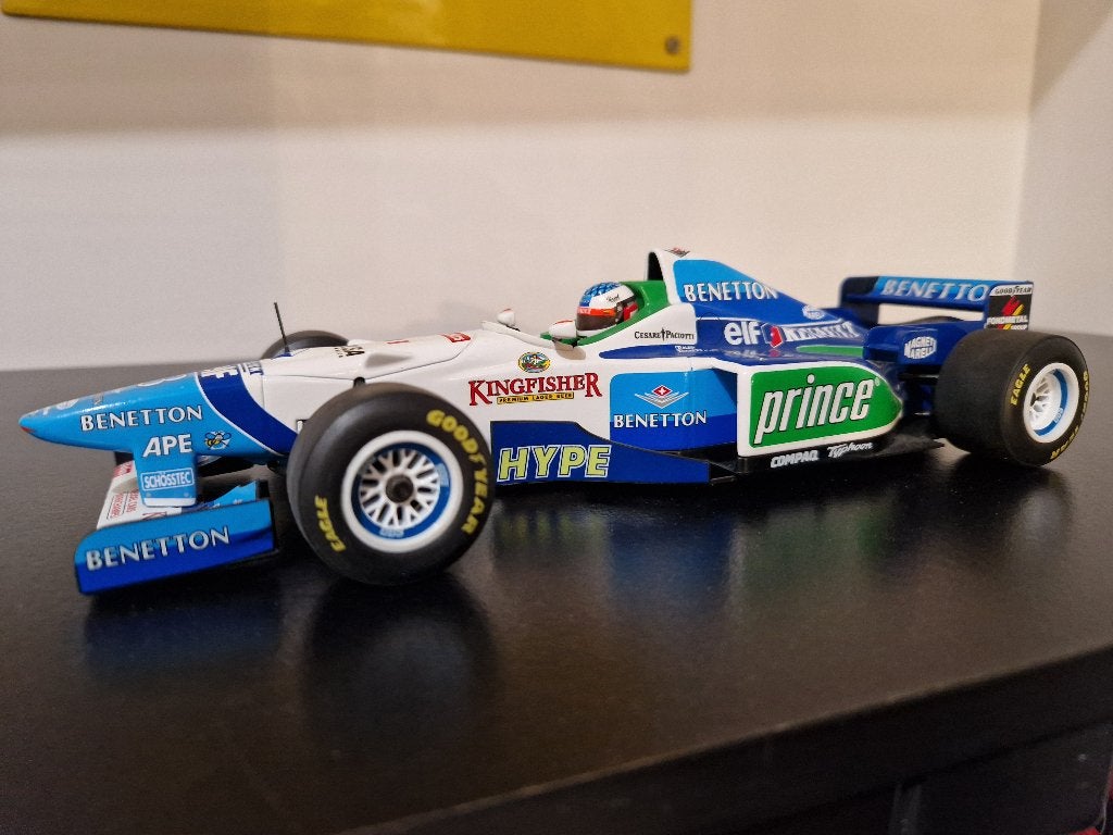 Minichamps 180 960003 Benetton B196 1996 J. Alesi, Ophalen of Verzenden, Zo goed als nieuw, Auto, MiniChamps