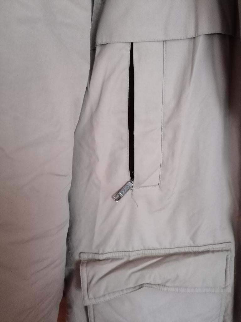 winterjas, Kleding | Heren, Jassen | Winter, Zo goed als nieuw, Maat 52/54 (L), Grijs, Ophalen of Verzenden