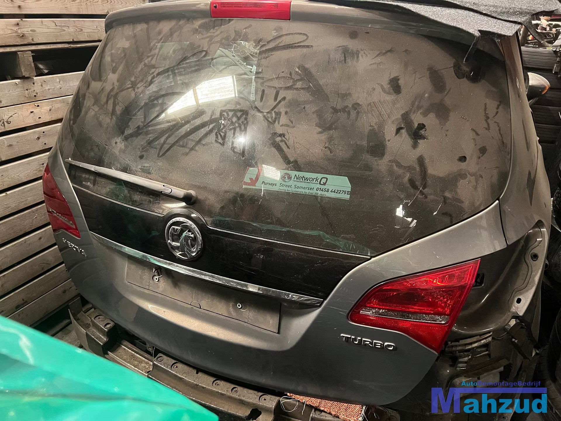 OPEL MERIVA B Z40W achterklep 2011-2018, Gebruikt, Deur, Opel Automobile GmbH, Ophalen of Verzenden