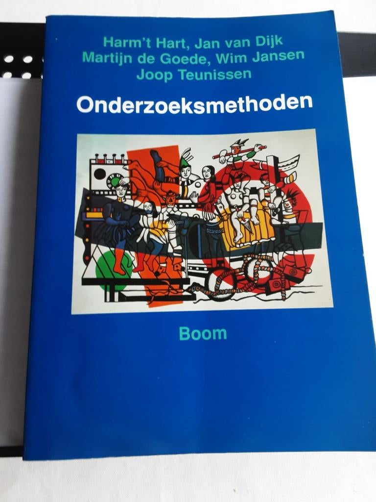 Onderzoeksmethoden - Harm 't Hart, Jan van Dijk, Ophalen of Verzenden, Alpha, Nieuw, HBO
