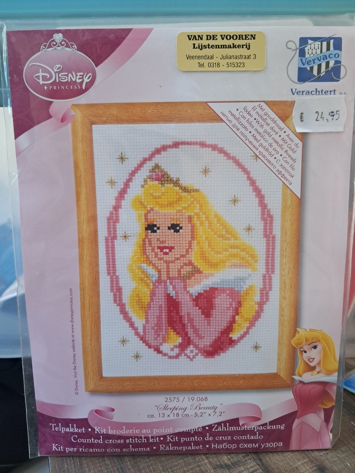 Disney Princess Doornroosje Borduurpakket - Nieuw, Ophalen of Verzenden, Nieuw, Handborduren, Borduurpakket