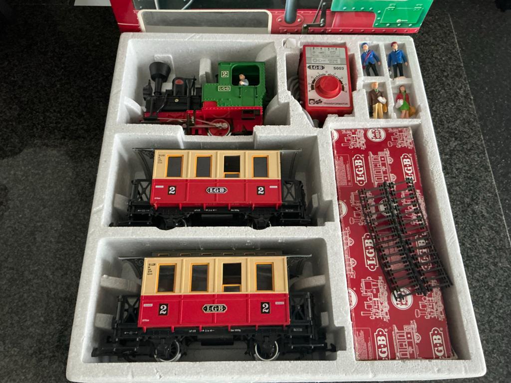 LGB 70301 Treinstel - Oud model, zeer mooie staat, Ophalen, Gelijkstroom, LGB, Analoog
