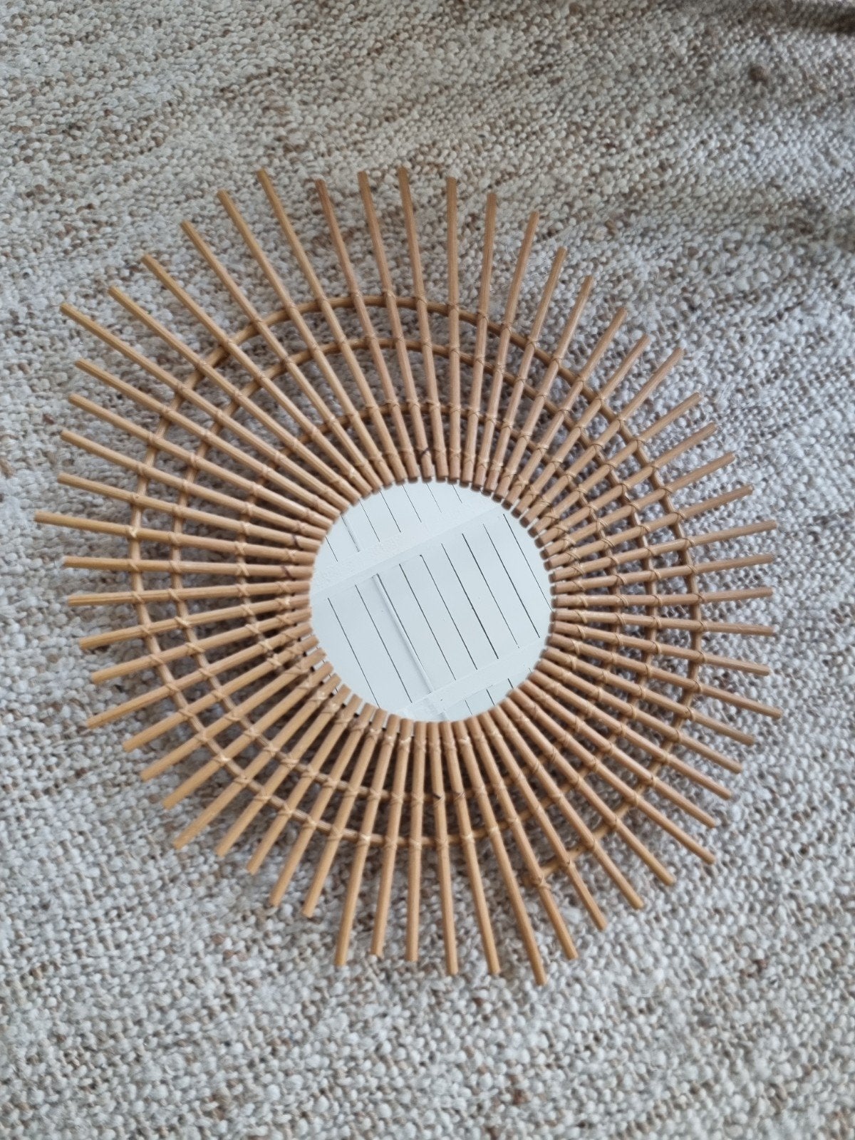 spiegel rotan, Minder dan 50 cm, Nieuw, Ophalen of Verzenden, Minder dan 100 cm