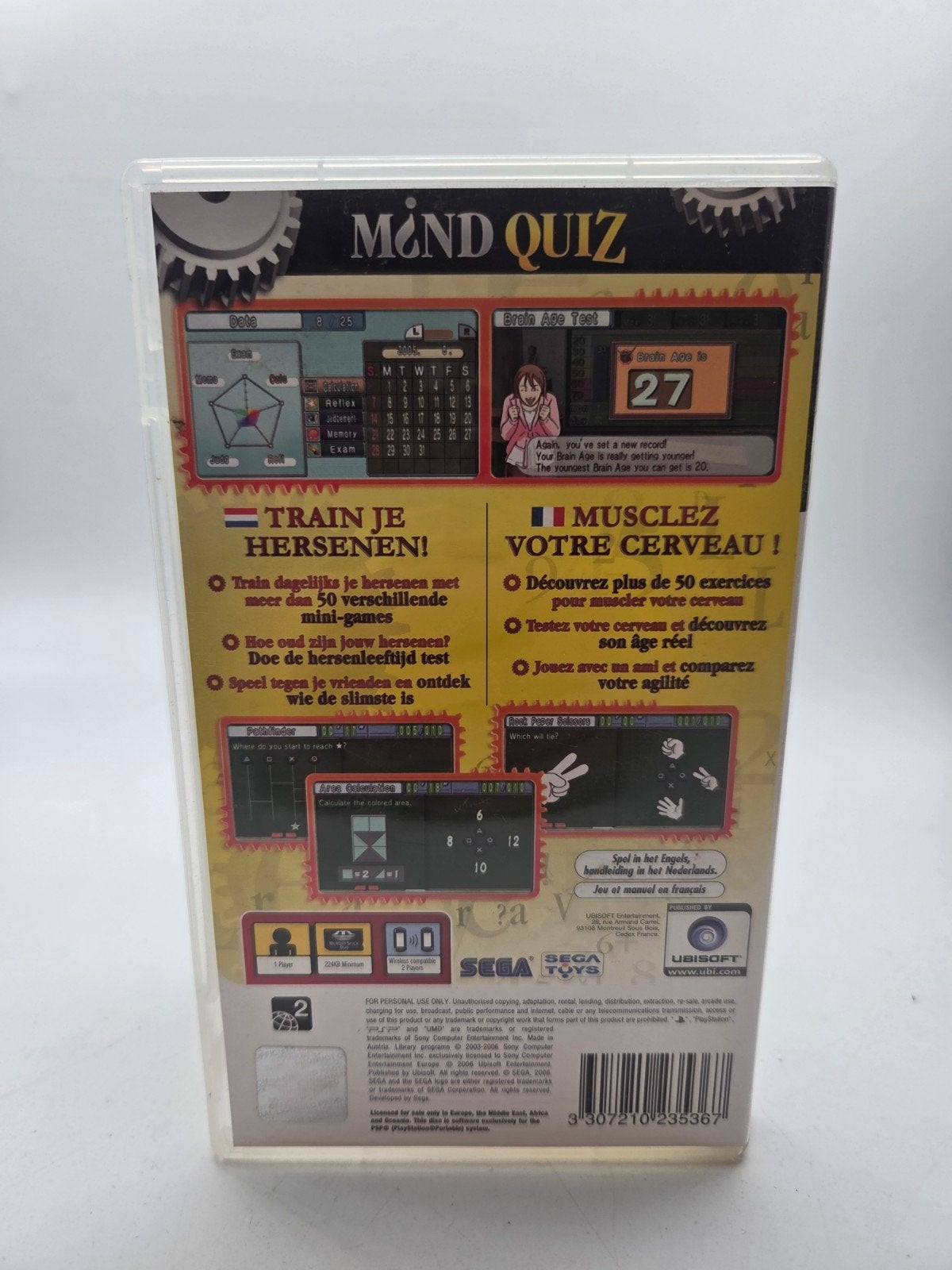 Mind Quiz - Exercise Your Brain PSP, Puzzel en Educatief, 1 speler, Ophalen of Verzenden, Zo goed als nieuw