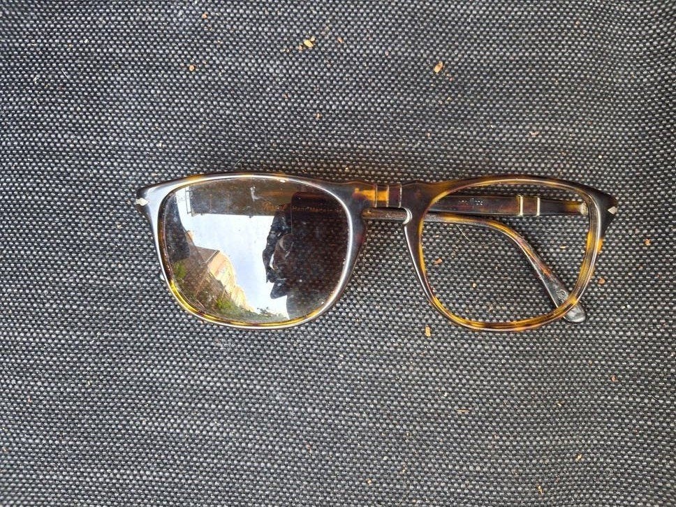 Persol rechthoek Havanna zonnebril, Ophalen of Verzenden, Overige merken