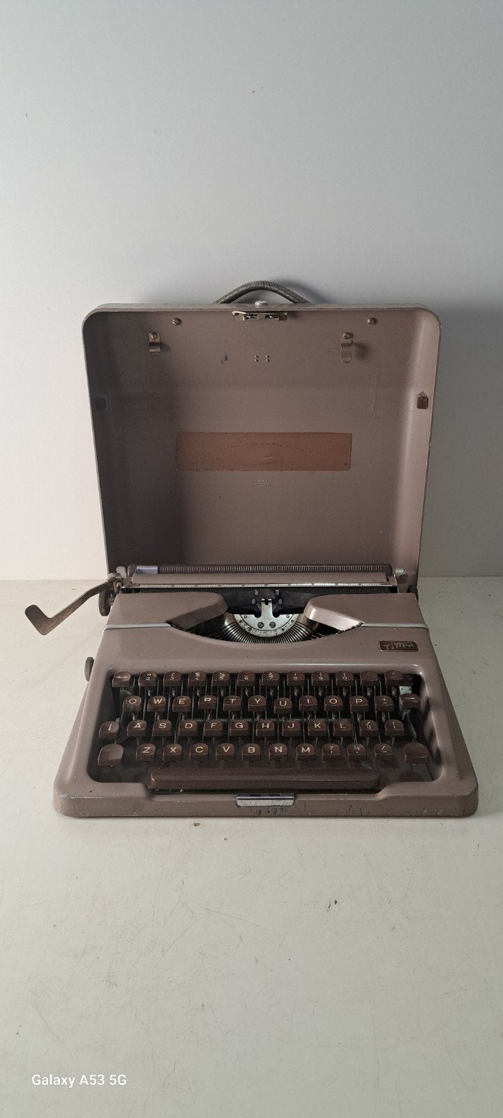 vintage Gossen Tippa draagbare typemachine, Diversen, Ophalen of Verzenden