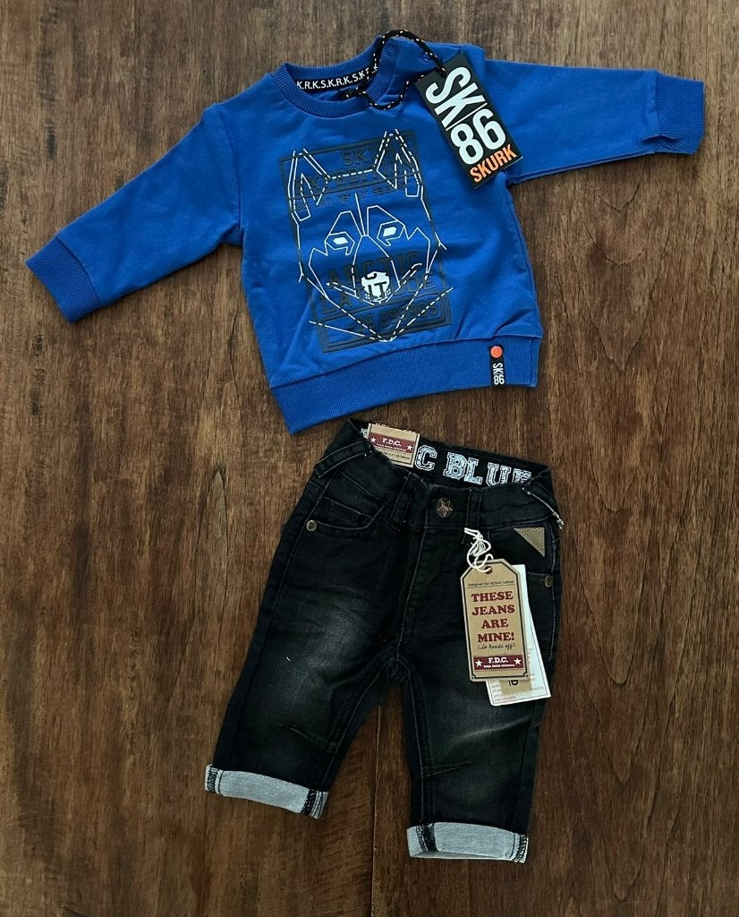 162. Nieuw Setje Skurk/Feetje Maat 68, Skurk, Babyenkidsmode, Nieuw, Ophalen of Verzenden