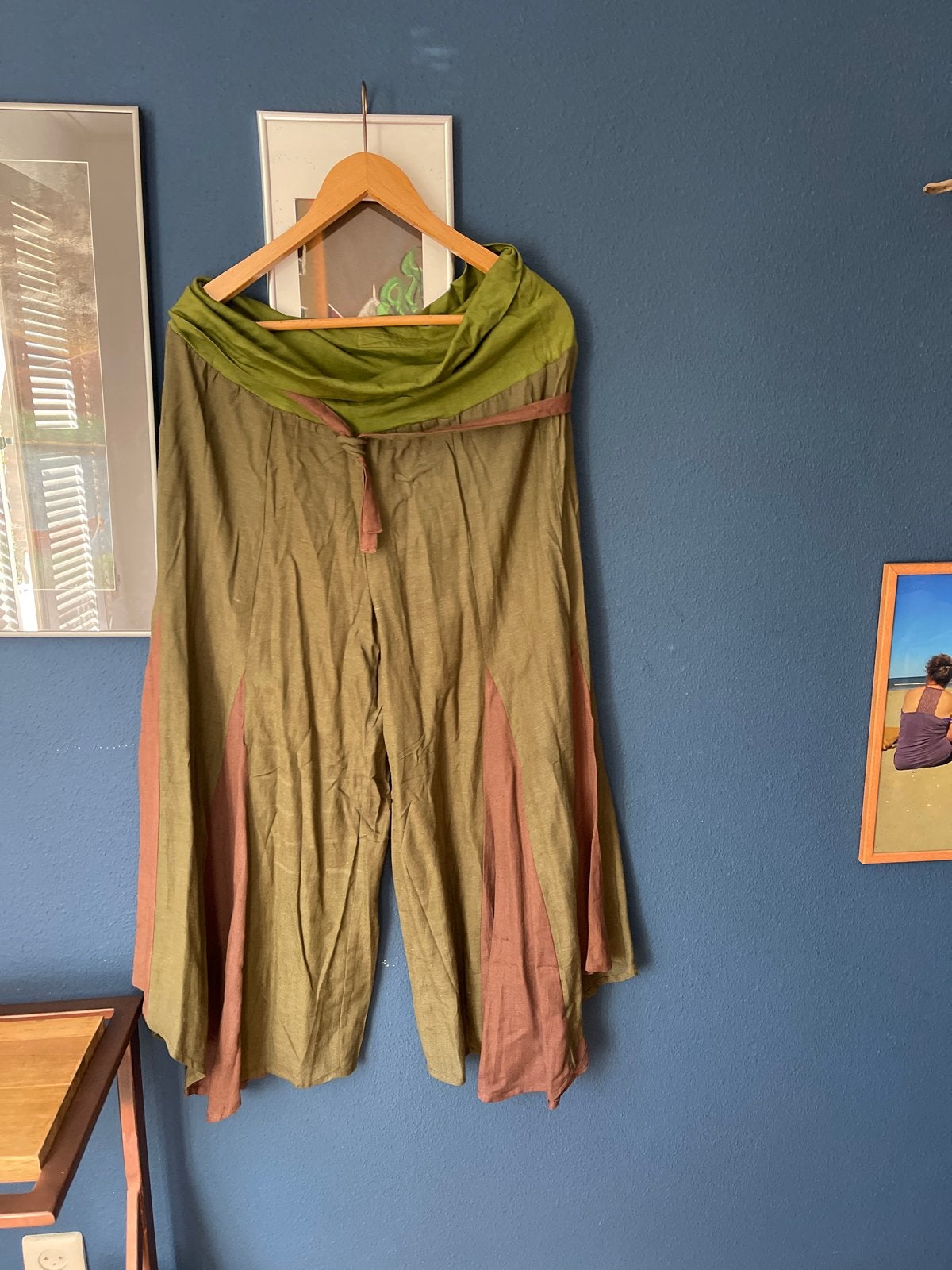 Katoenen wijde Ibiza broek - Macha Mt. L/XL, Maat 46/48 (XL) of groter, Nieuw, Ophalen of Verzenden, Lang